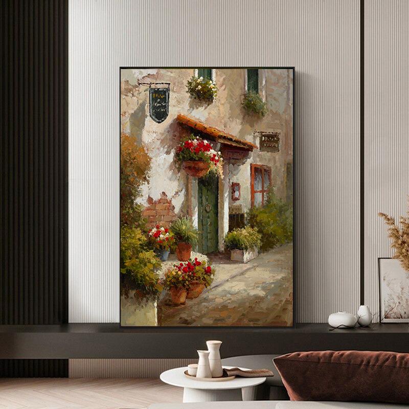 Canvas Painting Classic Europe Natural Idyllic Forest Landscape Picture Vintage Home Wall Art Poster and Prints Wall Art Picture Home Decor