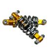 2 Pièces Amortisseurs Arrière Haute Performance 125mm Pour Vélo Électrique Trottinette, Amortisseurs Arrière à Ressort E Bike Universels
