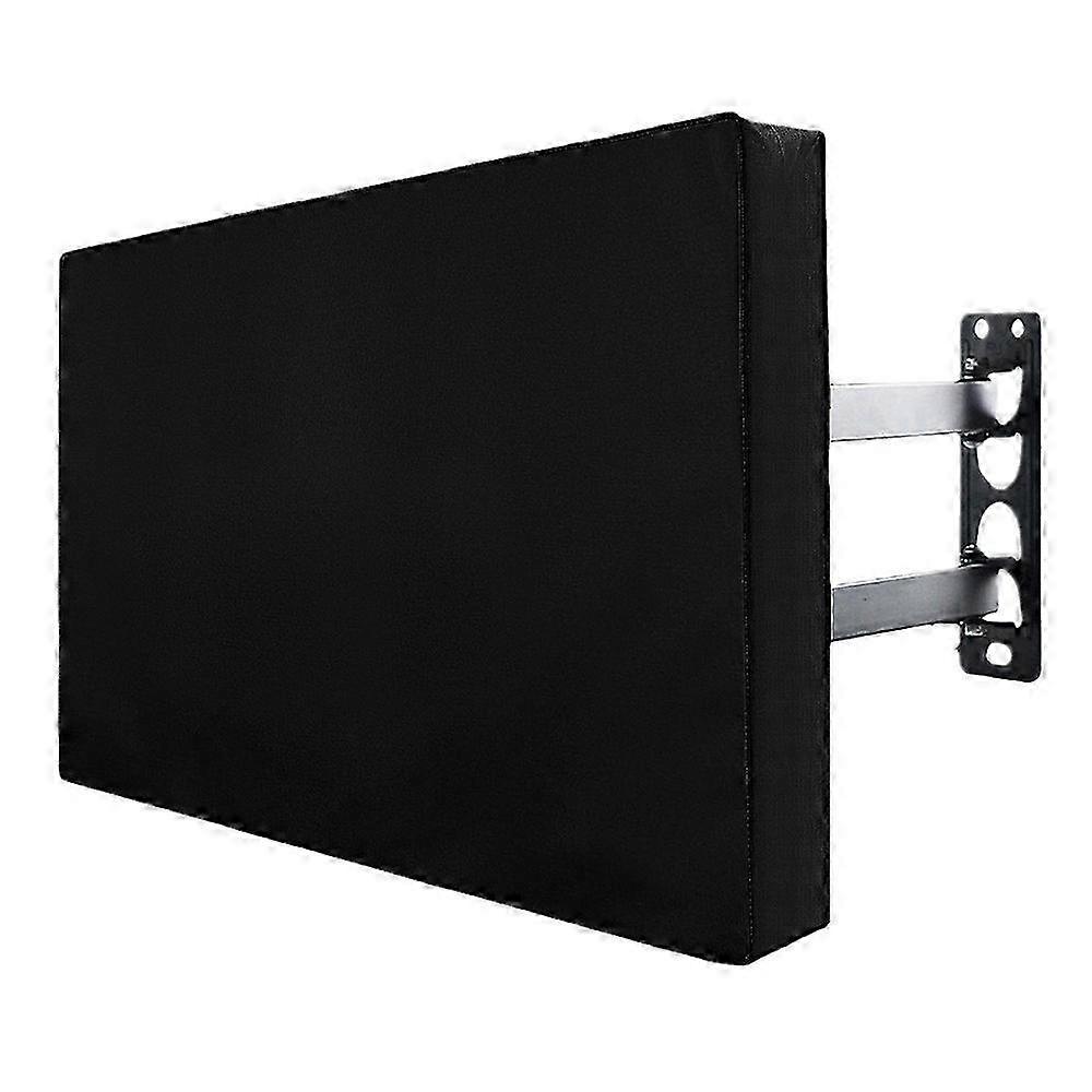 Housse de TV 80-85 Pouces - Étanche pour Extérieur, Fixation Murale, Manchon de Protection en Tissu Oxford