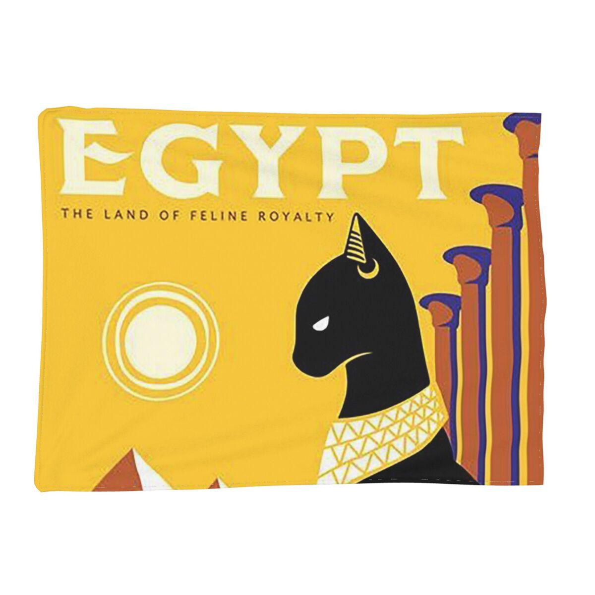 

Ancient Egyptian Culture Blankets Soft Warm Flannel Throw Blanket Bedding for Bed Living room Picnic Travel Home Sofa 80x120cm