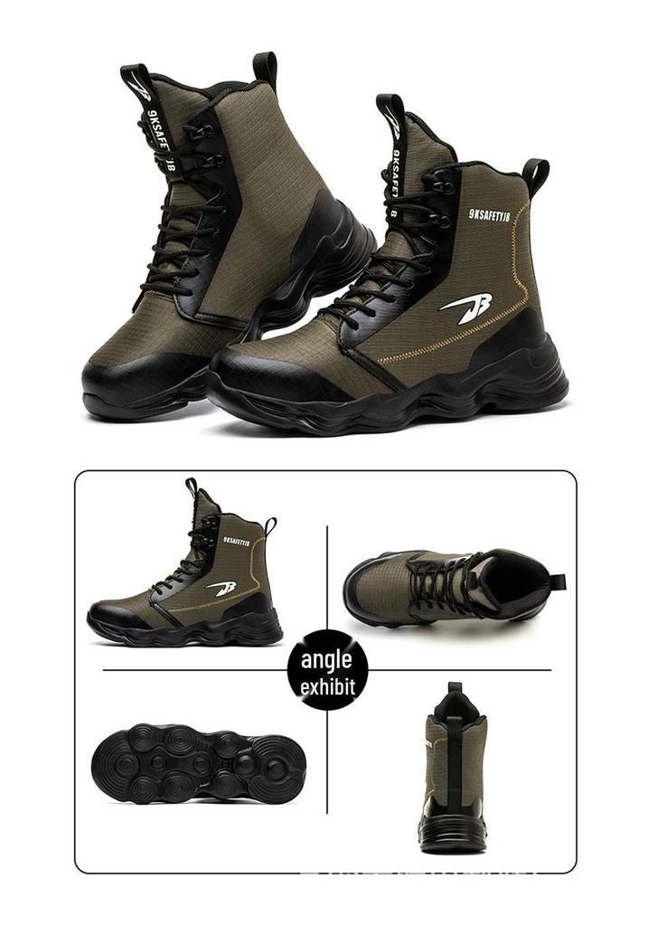 Winter Steel Toe Work Shoes: Anti-Smash, Anti-Puncture, Comfortable, Wear-Resistant, Wind and Sand Protective