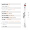 90W CO2 Laser Tube 49.2 in / 1250 mm Borosilicate Glass Laser Cutter Tube