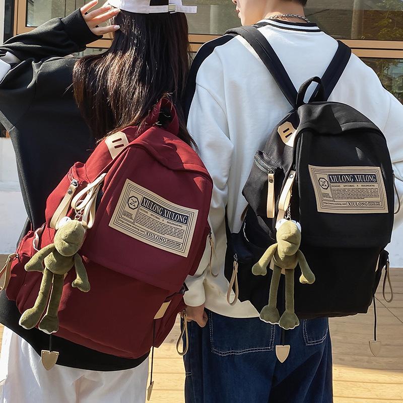 Kinder Grundschüler Mädchen Burgunderfarben Junior High School Schüler Mittelschüler Junge College-Studenten Rucksack