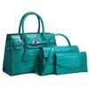 Neue Herbst- und Winter-Handtasche mit Krokodilmuster, Modetrend, schräg zu tragende Tasche, große Kapazität, Dreiteiler, Mutter-Kind-Tasche