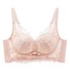 European & American Style Wireless Push-Up Lace Bra with Side Support - Comfortable & Breathable Women's Underwear