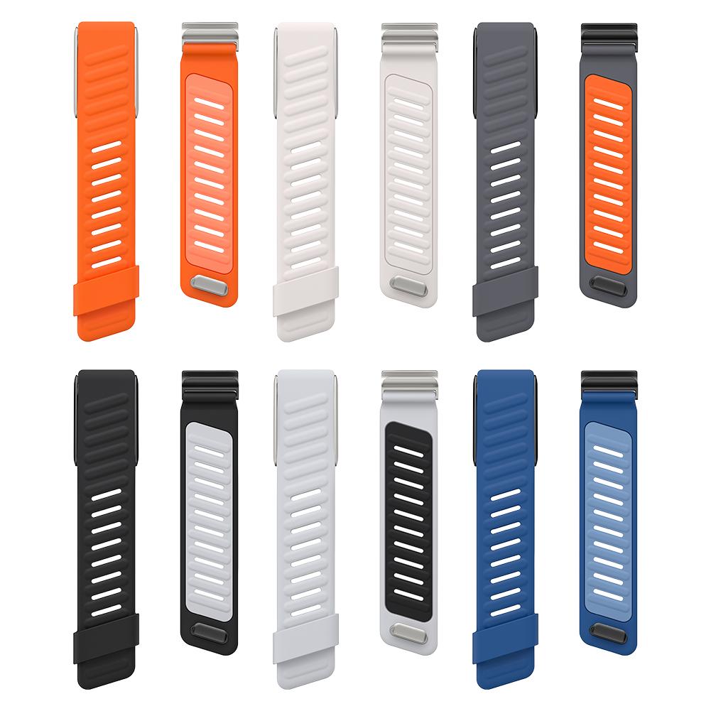 Compatible with WHOOP 5.0 Wrist Band Soft-Touch Silicone Nylon Strap Waterproof Sweatproof Adjustable Wear Resist Watch Band