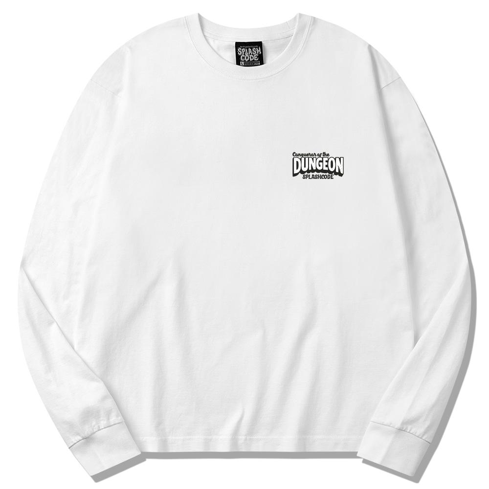 Seupeullaesikodeu Long Sleeve White - Dungeon Conqueror
