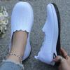 Large Size Mesh Breathable Casual Shoes, Women's Sports Shoes, Comfortable Slip-on Shoes