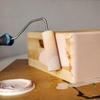 Caisse de rangement en bois - CREATIVE DECO - Lot de 4 - 40x30x14 cm - Bords arrondis - Personnalisable