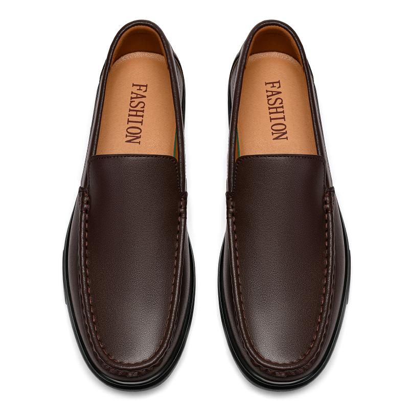 Fashion Classic Handmade Mens Loafers Slip on Dress Shoes Comfortable Casual Business Shoes Leisure Walk Male Driving Shoe New Moccasins