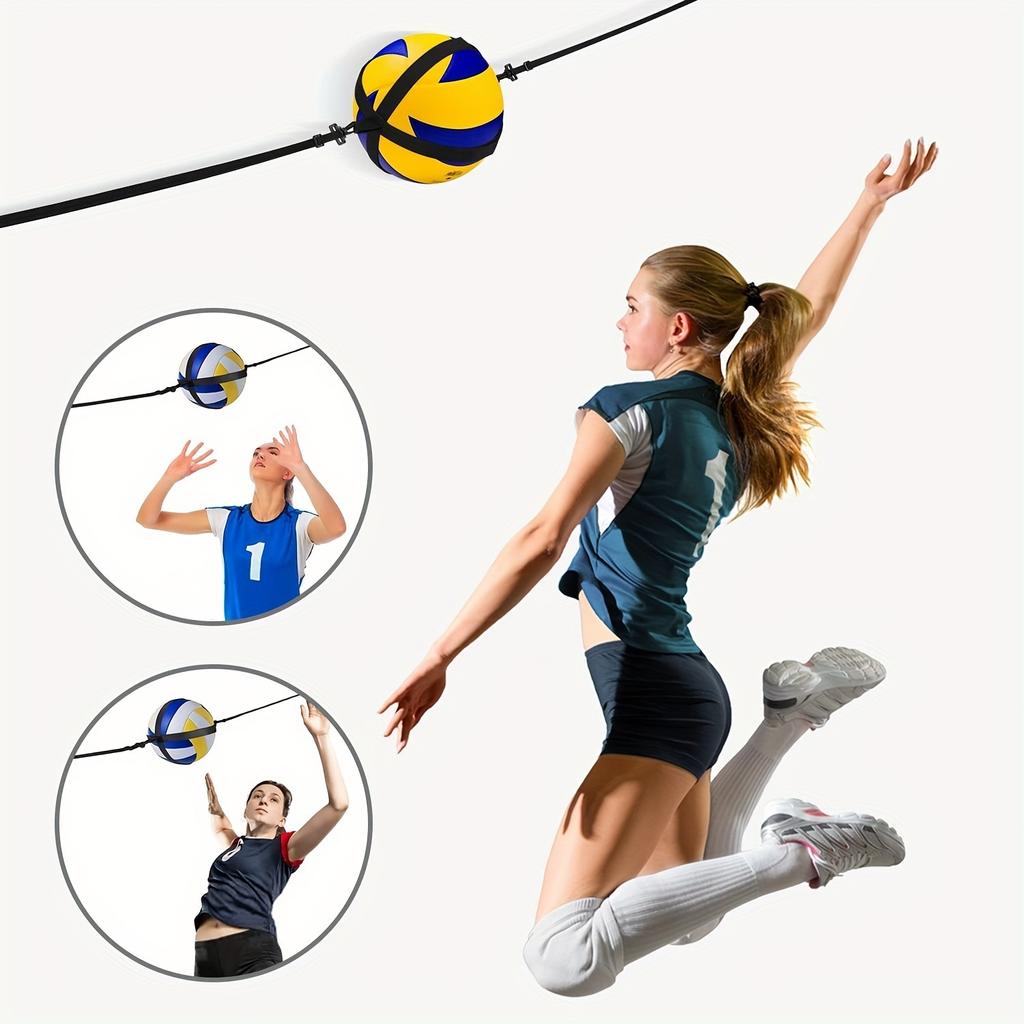 Volleyball Hanging Training Strap Elastic Webbing Practice Rope for Spiking