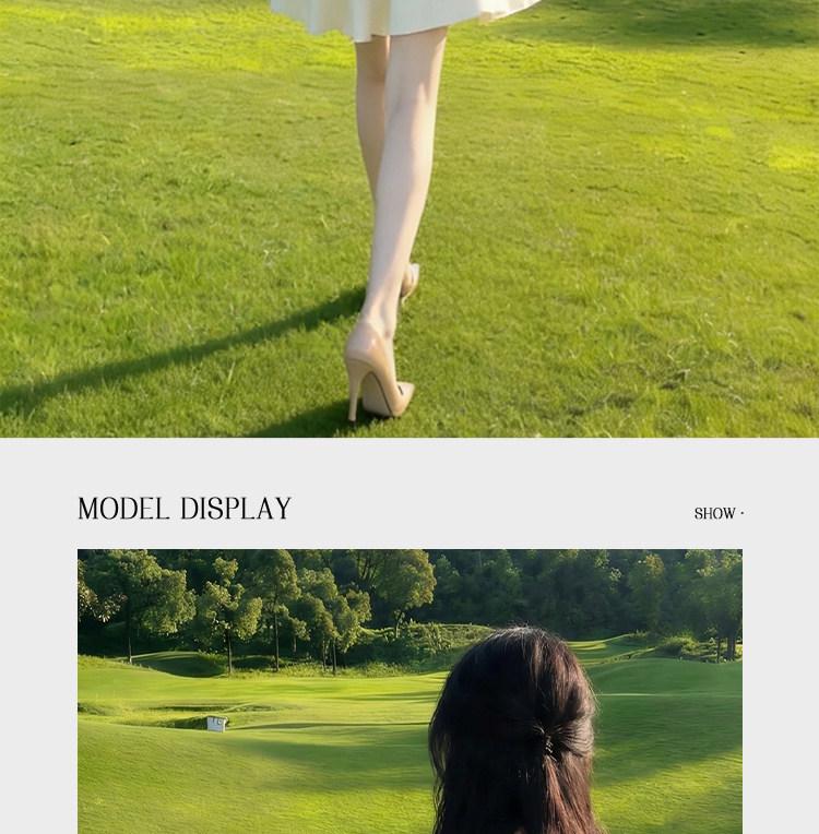 2026 New Yellow Sleeveless Spaghetti Strap Dress for Petite Women: Beautiful Early Spring/Summer Vest Skirt