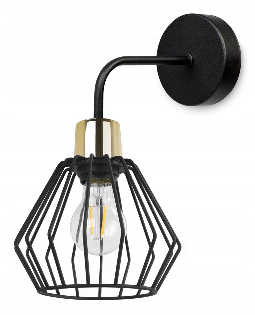 WALL LAMP, SQUARE LAMP, METAL LAMP, WIRE, LED