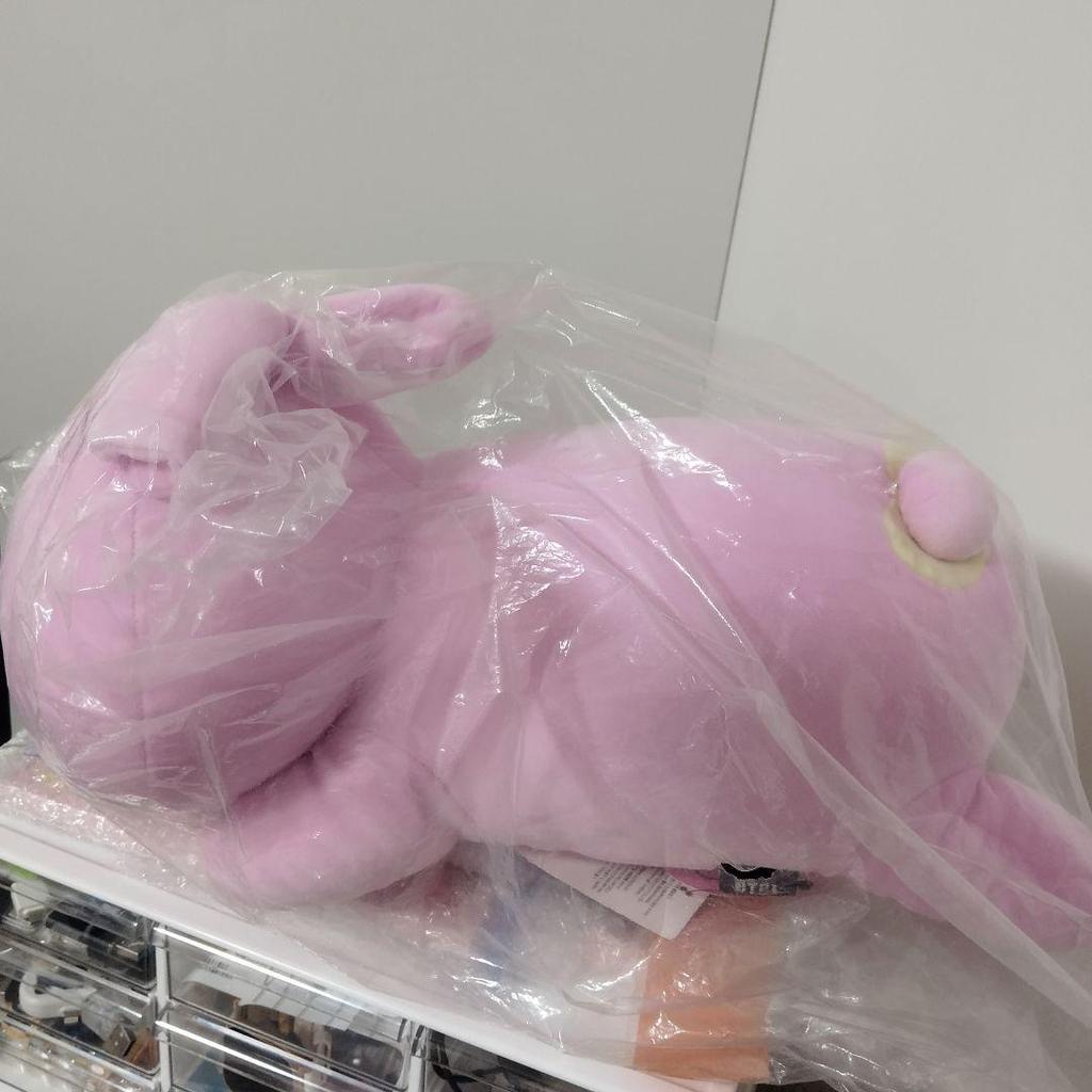 [USED] bt21 cooky large pink plush toy