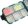 7 Day 10 Grids Medicine Box Multifunctional Storage Medicine Small Items Storage Multi Color Luya Fish Bait Container Dispenser
