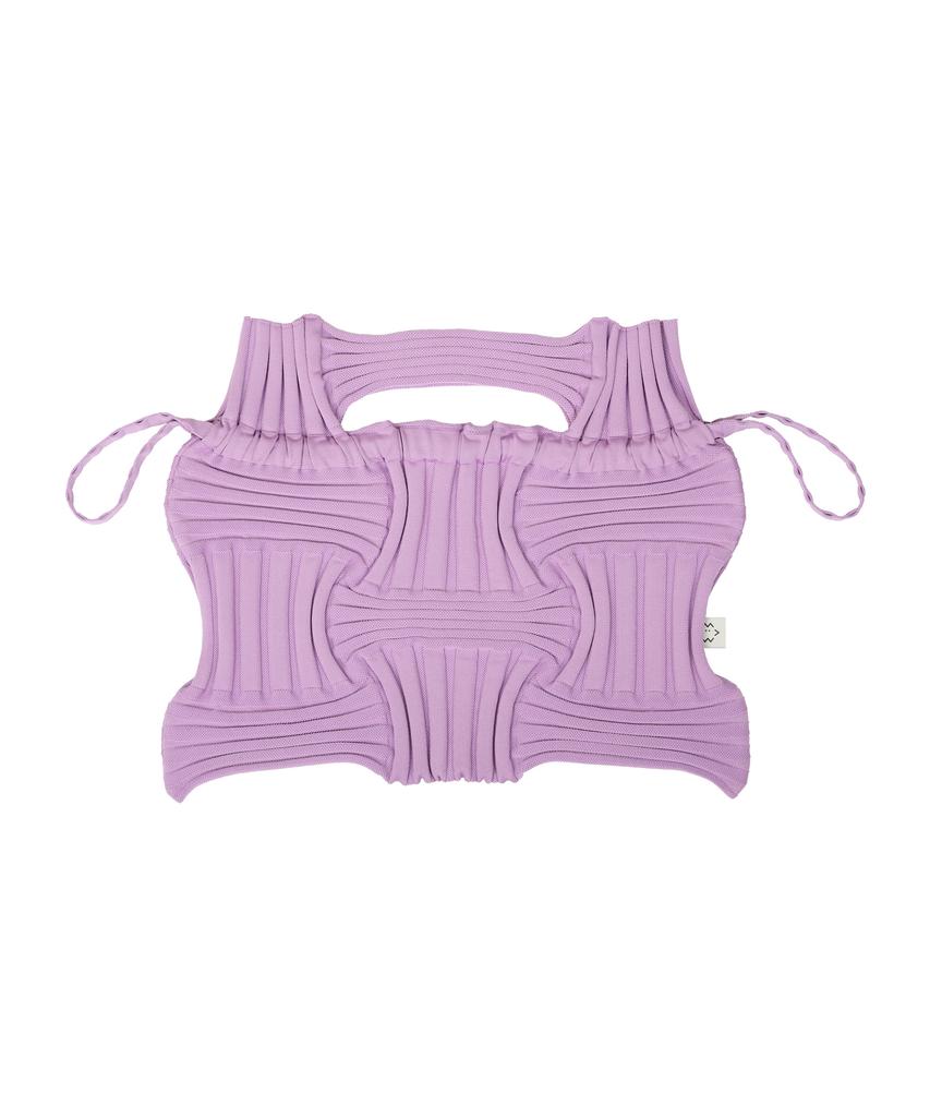 Pleatsmama Big Bow Bag Lavender