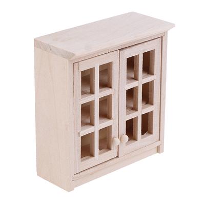 1/12 Scale Dollhouse Miniatures Wall Hanging Lockers Cabinet Model Accessories