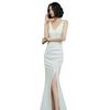 Beautiful Black Evening Dress, New Light Luxury Niche High-end Texture Banquet Slim Temperament Celebrity Fishtail Skirt
