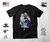 France Number 10 Blue White Portrait Art Soccer T-Shirt Black Unisex S-2XL