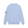 Stone Island Classic Cuff Badge Round Neck Wool Sweater