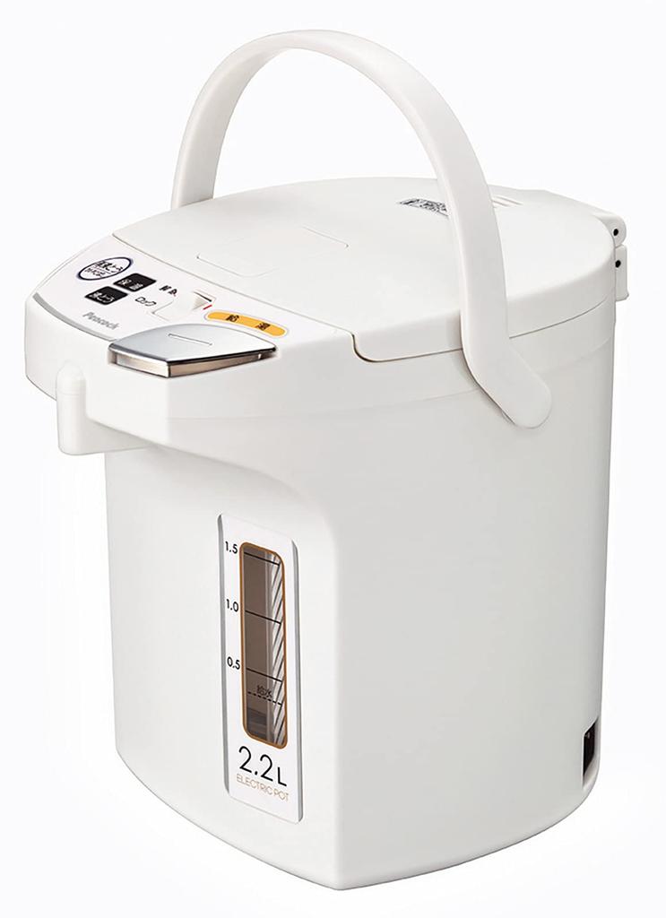 Peacock Electric Kettle, 2.2L, with Keep Warm Function, Dechlorination Function, Stainless Steel Inner Container, Boil-Dry Prevention Function, Electr