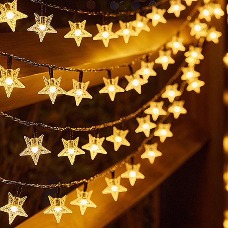KODENOR Solar LED Star String Lights
