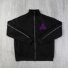 LUXEONHigh Street Y2K Letter Pattern  Zipper Sports Fashion Tops for Men and Women.