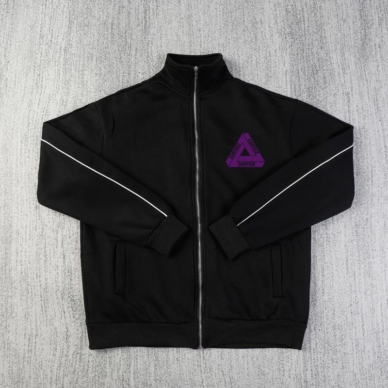 LUXEONHigh Street Y2K Letter Pattern Zipper Sports Fashion Tops for Men and Women.