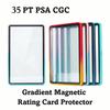 Gradient Color Trading Card Protect Box Aluminum Alloy Graded Cards Protector  Card Display