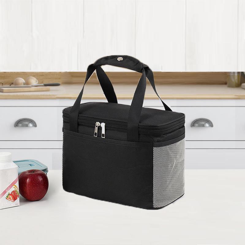 Waterproof Insulated Bento Lunch Bag with Aluminum Foil for Students and Office Workers