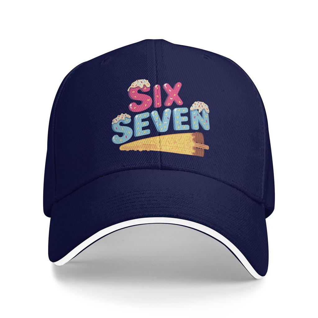 Funny Six Seven 6 7 Meme Gen Alpha Slang Casual Baseball Cap Trucker Hat Spring High Quality Unisex Street Style Snapback Cap