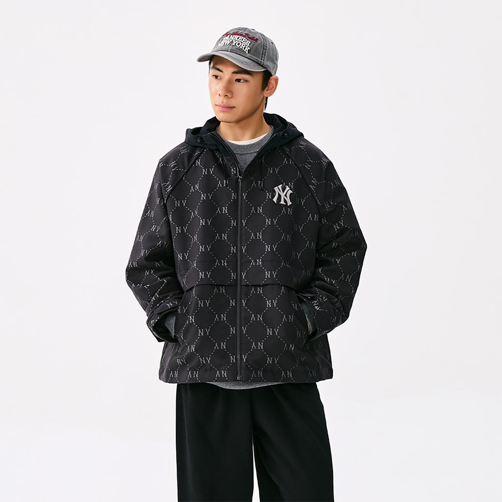 New MLB MONOGRAM Collection New York Yankees FW25 Jacket Unisex 3AWJM0254-50CGD