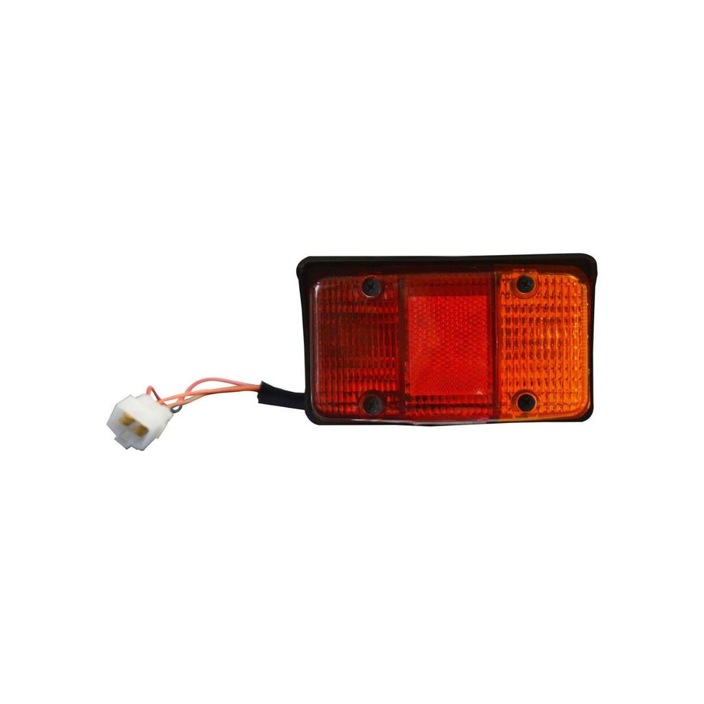 APSMOTIV Mahindra Tractor Turn Signal Tail Lights Set with Housing Black Real Lamp For Mahindra Tractor Parts 4500 5500 4530 3550 5565 2-Pack