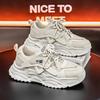 New Fashion Men 's Four Seasons Comfortable Thick Sole Shoes Students BoysTrending Soft Sole Breathable Casual Running Sneakers
