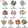 20/40pcs Cute Girl Gift Dollhoues Miniature Craft Clothing Sewing Buckle Mini Buttons DIY  Clothes Metal Buckles