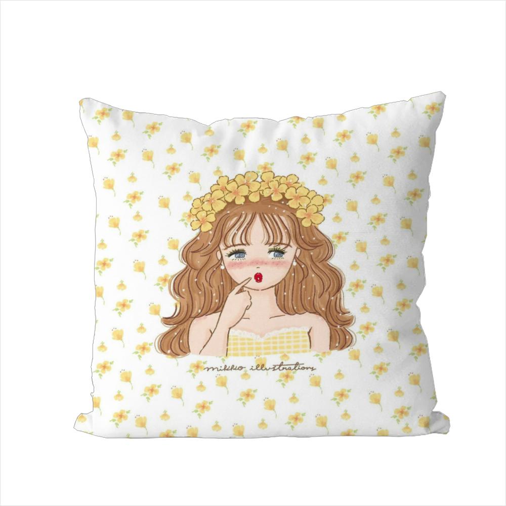 Mikko Illustrations Pillow Case For Car Sofa Decorative Home Doublesided Print Plush Square Throw Pillow Cushion Cover