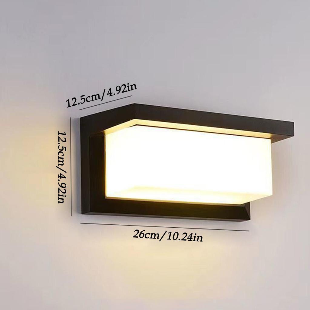 Motion Sensor Outdoor Lights Smart Motion Wall Light Body Sensing Wall Lamp for Backyard Garden Landscape Pathway Driveway