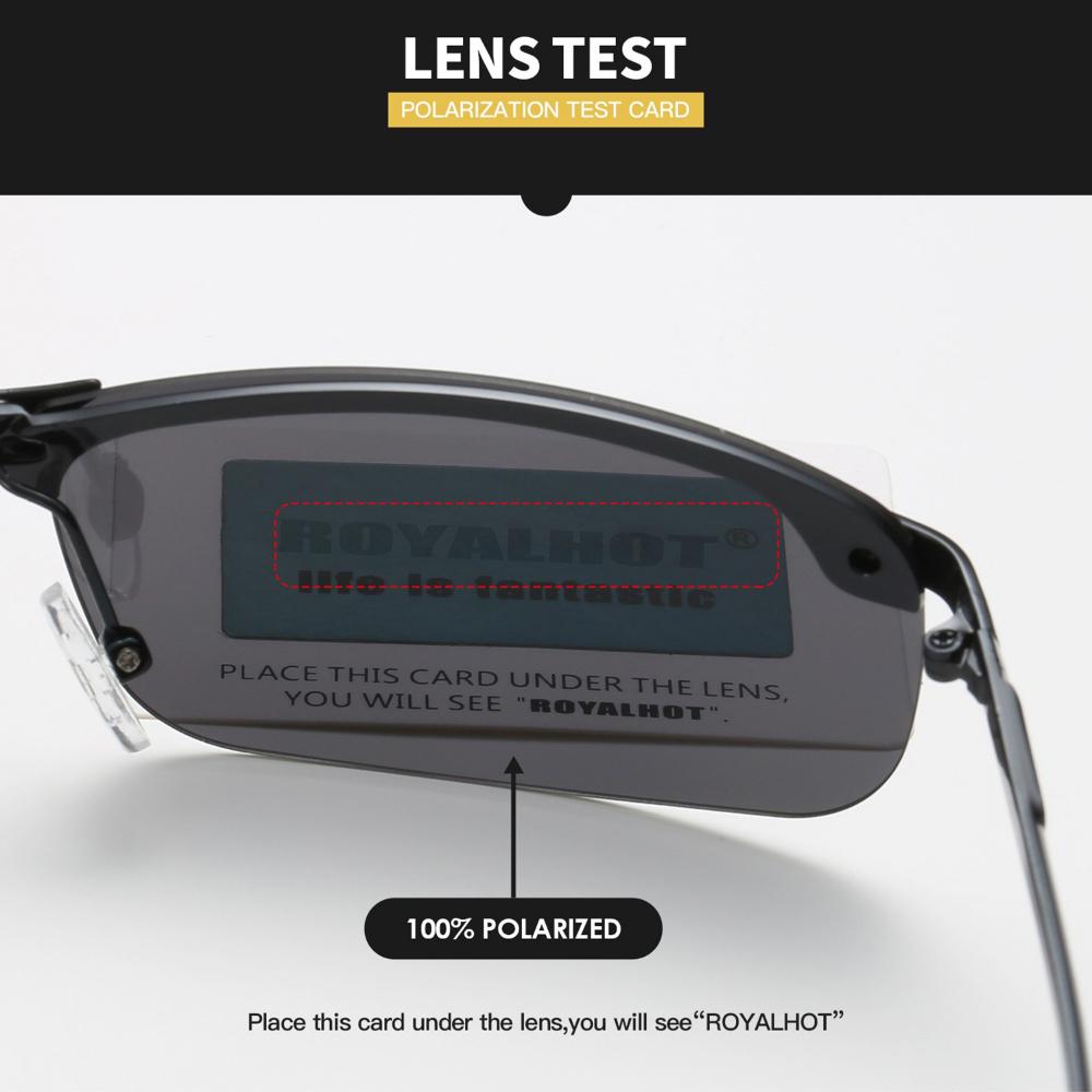 Royalhot Men Women Polarized Aloy Rectangle  Frame Sunglasses  Driving Sun Glasses Shades Oculos Masculino