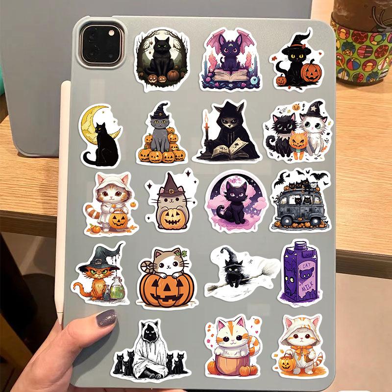 200 Popular Realistic Cat Graffiti Stickers Suitcase Guitar Without Glue Waterproof Stickers