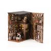 CRESYMME Miniaturhaus Puppenhaus Buch Nook Kit Holz DIY 3D Hobby Handarbeit (Magische Nacht)