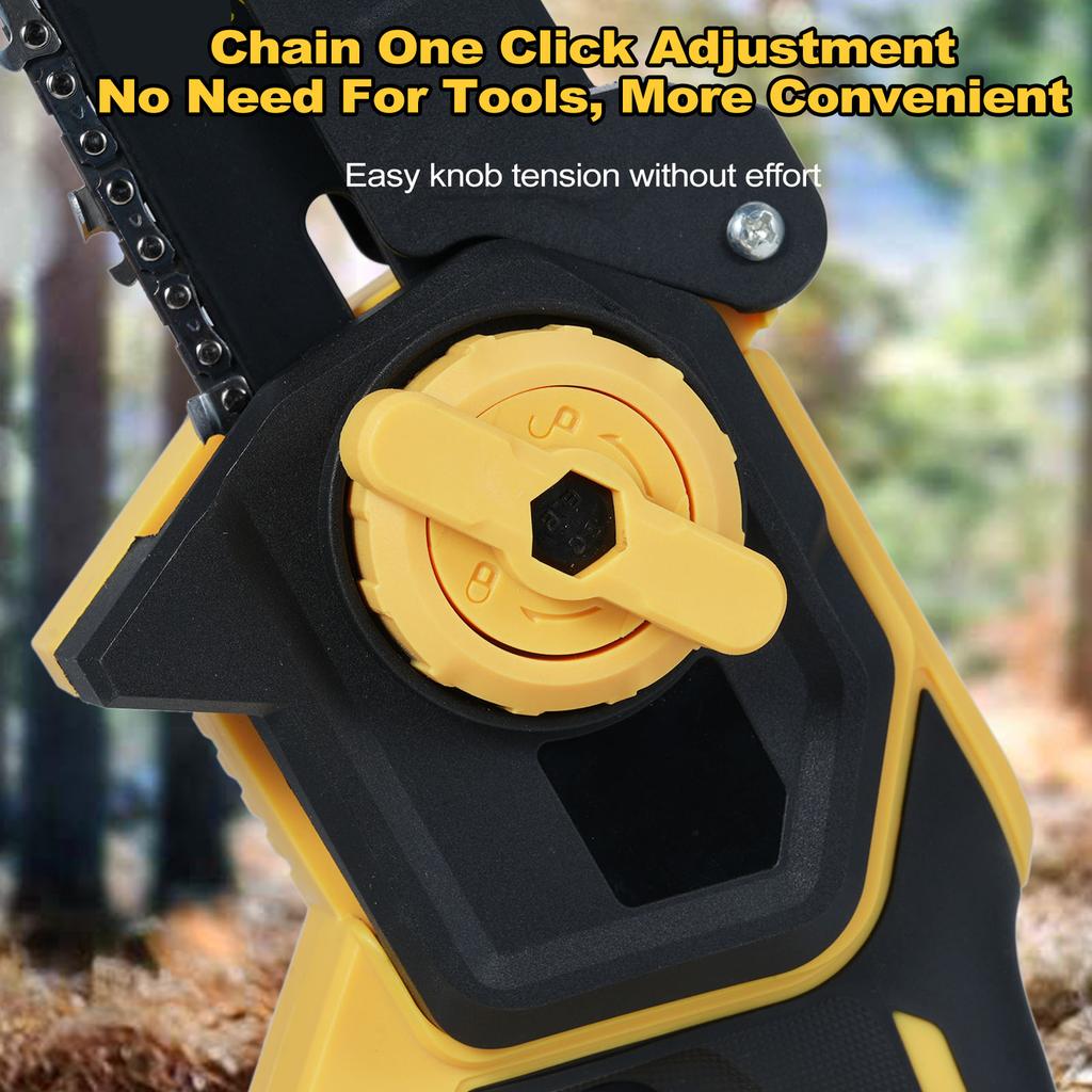 Cordless Mini Chainsaw 6 Inch Handheld Portable Electric Chainsaw with 2.0Ah Battery 20V Household