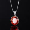 Jewelry Simulation Bird'S Nest Aquamarine Orange Light Luxury Egg Shape Set Main Stone 14 * 16