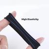 100-Piece Seamless Hair Ties, Black, Elastic Hair Bands, High Elasticity Rubber Bands for Ponytails and Hair Updo