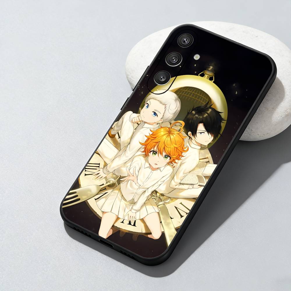 

E-Emma Anime TNP The Neverland Phone Case For Samsung Galaxy A73,A72,A71,A70,A52,A51 Others Soft Black Cover Samsung a12