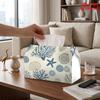 1pc Marine Life Tissue Box with Ocean-Themed Tissue Dispenser - Reusable Suitable for Kitchen, Bathroom,, Dorm Decor - Marine-Themed Tissue Holder for