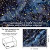 Galaxy Nebula Gift Wrap Colorful Night Sky Wrap Sheets Milky Way Art Paper Milky Way-Designed Star Themed Paper For Birthday