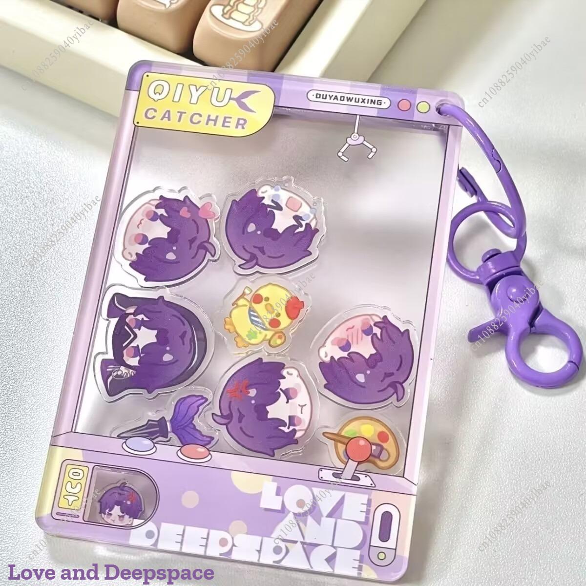 

Love and Deepspace Shake Game Keychain Sylus Xavier Zayne Rafayel Anime Cosplay Acrylic Keyring Pendant Toy Action Figures Toy