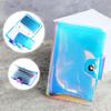 Nail Template Container Transparent Multi-slots Design Waterproof Space-saving PET Rectangle Nail Art Stamping Templates Storage Bag