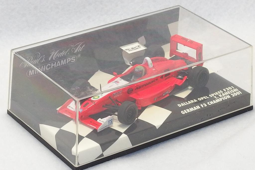MINICHAMPS F3 Dallara Opel Spiess F301 German F3 Champion 2001 Dallara Opel Spiess Toshihiro Kaneishi 400010308 PMA 4012138052079 formula 1/43