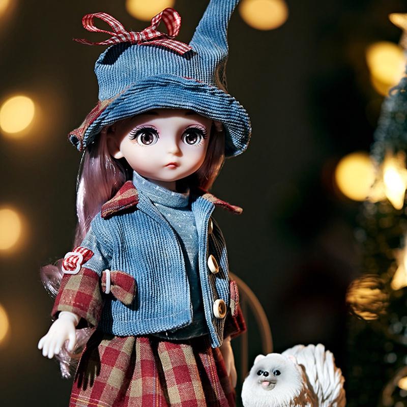 Exquisitely Crafted Bjd Doll With 12 Constellation Theme Full Set With Clothes Soft Wig And Vinyl Head!